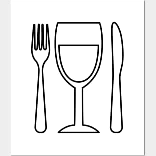 Wine Place Setting Posters and Art